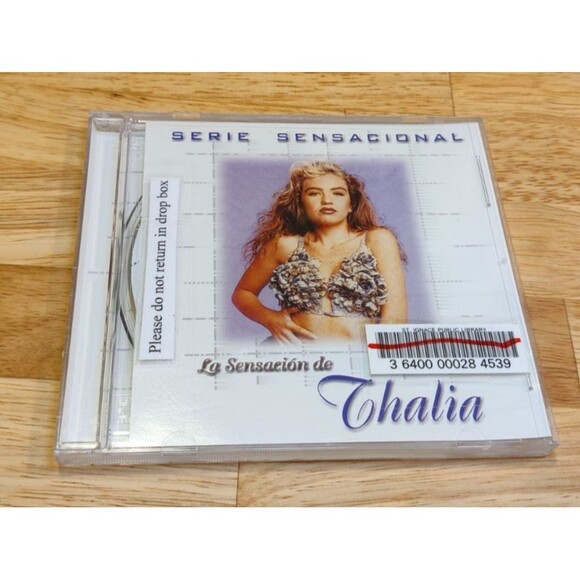 Thalia Music CD - La Sensacion de Thalia - Jewel Case-Latino-Hispanic-Spanish - Picture 1 of 4